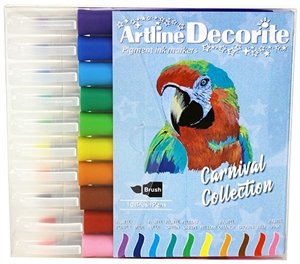 Artline Decorite Pinsel Pastell 10er-Set